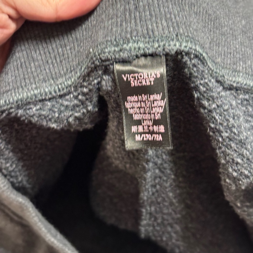 Victoria’s Secret Dark Gray Markel Distressed Hem Joggers/ Sweatpants - Picture 7 of 8